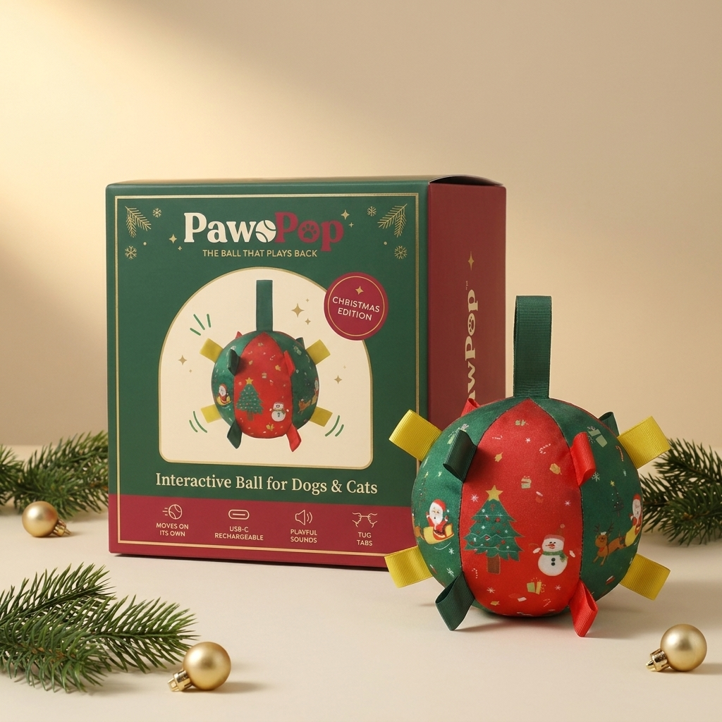 PawPop interactive pet ball